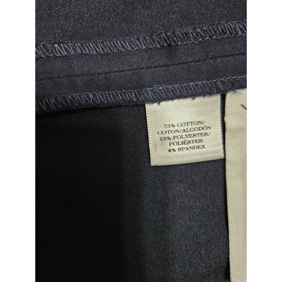 Ann Taylor Factory Dress👗Navy Blue, White Stitching, Sleeveless 0P Petite - Picture 8 of 8